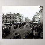 View down Oxford Street, London, c.1890 posters