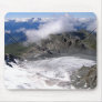 View down the Mont Fort glacier Mouse Pads