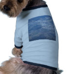 View from above doggie t-shirt