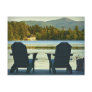 View from Adirondack Chairs in the Adirondacks, NY Post Cards