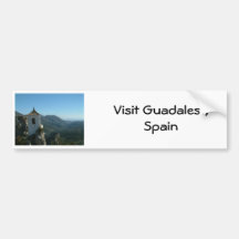 View from Guadalest Bumper Sticker
