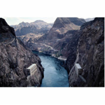 View from Hoover Dam, Nevada/Arizona, USA Acrylic Cut Out