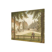 View from My Own Cottage in Essex (Before) from 'F Stretched Canvas Prints