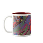 View from Spaceship, Abstract Art Mug