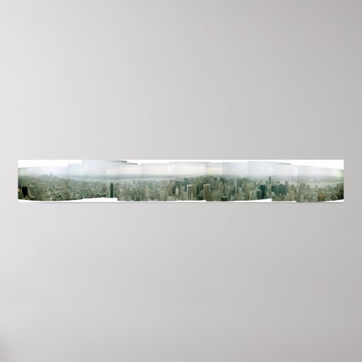 View from the Empire State Building, March 2001 Poster