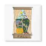 View from the Kitchen Window in Fall magnets