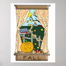 View from the Kitchen Window in Fall
