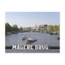 View from Thiny bridge in Amsterdam Netherlands Post Card