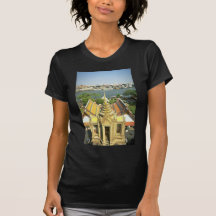 View from Wat Arun over Chao Phraya river, Bangkok T-shirts