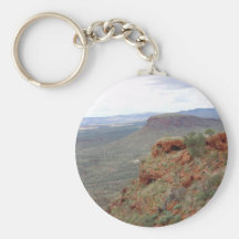 View North Along Transmitter Hill At Paraburdoo Key Chain