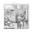View of a sixteenth century kitchen with cook magnets