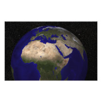 View of Africa, Europe, the Middle East, and In