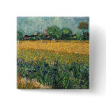 View of Arles with Irises, Vincent van Gogh buttons
