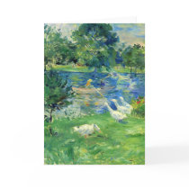 View of Bois de Boulogne by Berthe Morisot