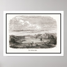 View of Golden Gate in 1848 Posters