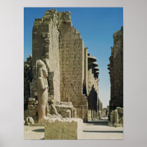 View of Great Court, entrance to the Hypostyle