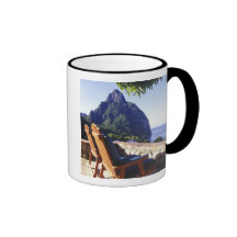 View of Gros Piton from Stonefield Estate Villa Mug