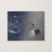 View of Hawaii from Space Jigsaw Puzzle