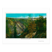 View of Hurricane Gulch Bridge, Alaska Postcards
