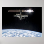 View of International Space Station from Endeavour posters
