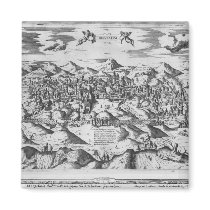 View of Jerusalem, 1570 ? Fridge Magnet