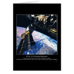 View of Mir Space Station over Sinai Peninsula and Cards