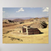 View of Mound J, built c.200 BC Posters