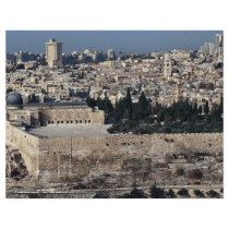 View of Old City from Mount of Olives, Jerusalem, Custom Flyer