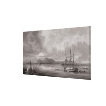 View of Rio de Manila (lithograph) canvas prints