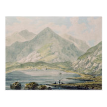 View of Snowdon Postcard