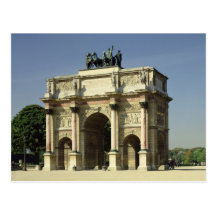 View of the Arc de Triomphe du Carrousel Postcards