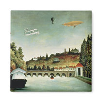View of the Bridge at Sevres Fridge Magnets