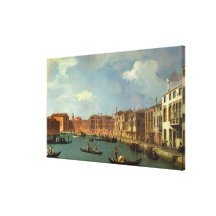View of the Canal of Santa Chiara, Venice Stretched Canvas Prints