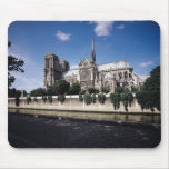 View of the Cathedral from the Seine, 1163-1345 Mousepad