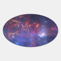View of the Centre of the Milky Way Galaxy Stickers