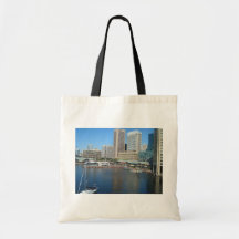 View Of The Inner Harbour Area At Baltimore, Md. Bags