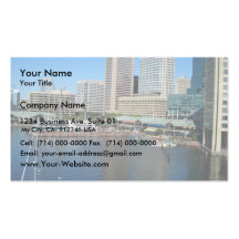View Of The Inner Harbour Area At Baltimore, Md. Business Card