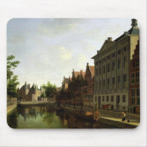 View of the Kloveniersburgwal in Amsterdam Mousepads