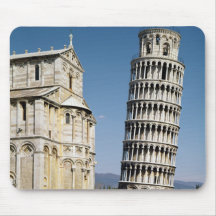 View of the Leaning Tower Mousepads