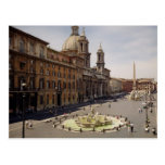 View of the piazza post card