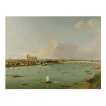 View of the Thames from South of the River Post Cards
