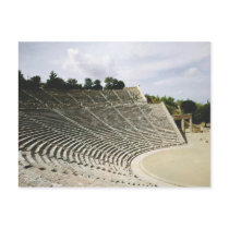 View of the theatre, c.360 BC Post Card