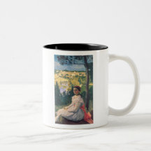 View of the Village, Frederick Bazille Mug