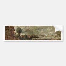 View Of The Waterloo Bridge From Whitehall Stairs Bumper Sticker