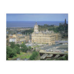 View of the Waverley railroad station, Edinburgh, postcards