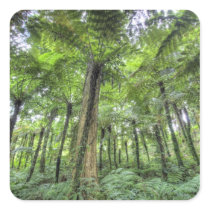 View of vegetation in Bali Botanical Gardens, Sticker
