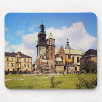 View of Wawel Cathedral Mouse Pads