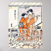 Viewing Cherry Blossoms 1787 Posters