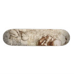 Views of a Foetus in the Womb Custom Skate Board