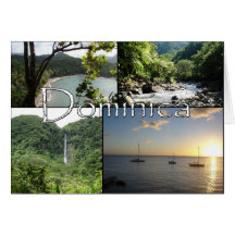 Views of the Nature Isle greeting card